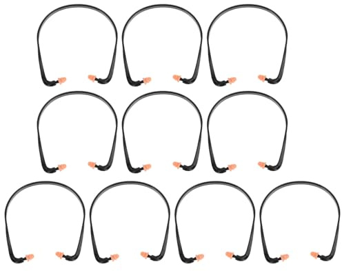 GANAZONO Bouchons D'oreilles En Silicone Antibruit à Arceau, Lot De 10 Pièces, Souples Et Légers, Protection Auditive Pour Sommeil Et Voyage, Adaptés Avion Et Train, Bouchons D'oreilles Pour Dormir