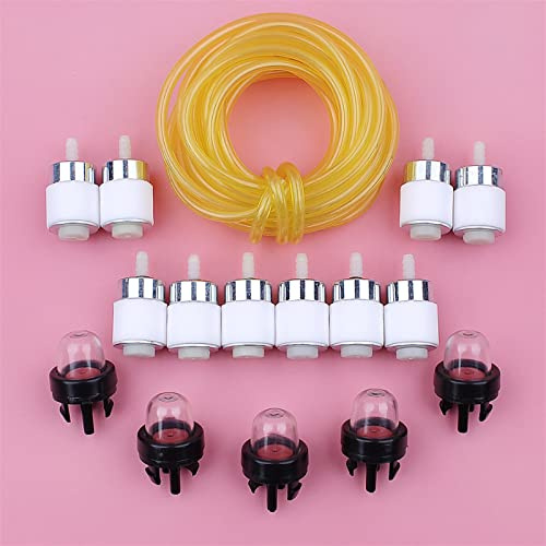 Clynex Kit lampadina primer for tubo flessibile del filtro del carburante Bolens BL410 BL150 BL250 BL100 Pezzo di ricambio del motore del decespugliatore for motozappa Tubo carburante per motosega