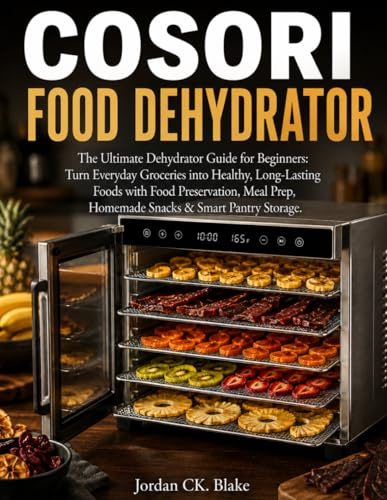 Cosori Food Dehydrator: The Ultimate Dehydrator Guide for Beginners: Turn Everyday Groceries into Healthy, Long-Lasting Foods with Food Preservation, Meal Prep, Homemade Snacks & Smart Pantry Storage