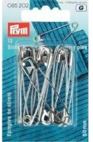 Prym 085220 Sicherheitsnadeln, 38mm, silberfarbig, 12 Stück
