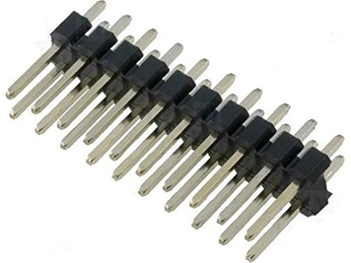 OEM Pinheader Stiftleisten THT Raster 2,54mm zweireihig 20-polig gerade 25 Stück