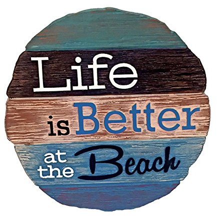 Spoontiques - Decoración de jardín - Piedra de Paso de Playa - Piedra Decorativa para jardín