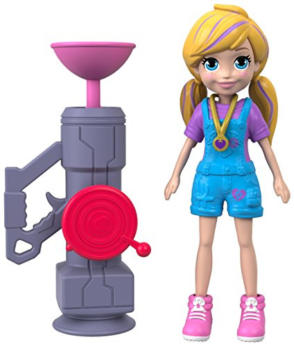 Polly Pocket Mattel Active Pose Doll Zip n' Blast Polly
