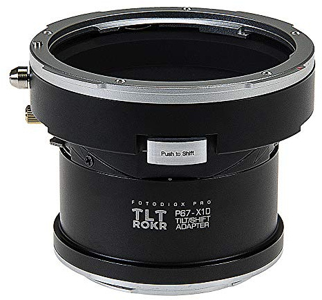 Fotodiox Pro TLT ROKR Tilt/Shift Lens Adapter Compatible with Pentax 6x7 (P67, PK67) Mount SLR Lenses on Hasselblad XCD-Mount Cameras Such as X1D 50c and X1D II 50c