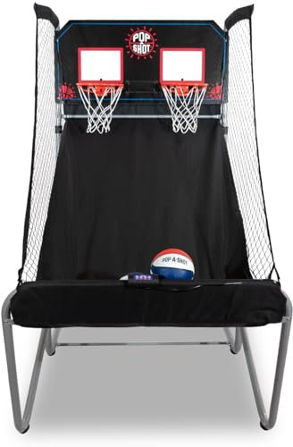 Pop-A-Shot Official Home Dual Shot Basketball Arcade Game - (Black)