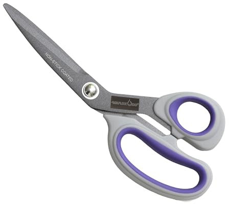 AQUASKUDO Forbici Professionali Multiuso Acciaio Inox Rivestite in Titanio Finitura No-Stick - Made in Italy