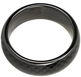 Smart Ring Key Keramik-Kohlefaser-Auto-Smart-Finger-Schlüsselanhänger für Model 3/Y/S/X Ganzjährig -Schlüsselanhänger-Zubehör Schlüsselkarten-Ersatz (20,6 mm)