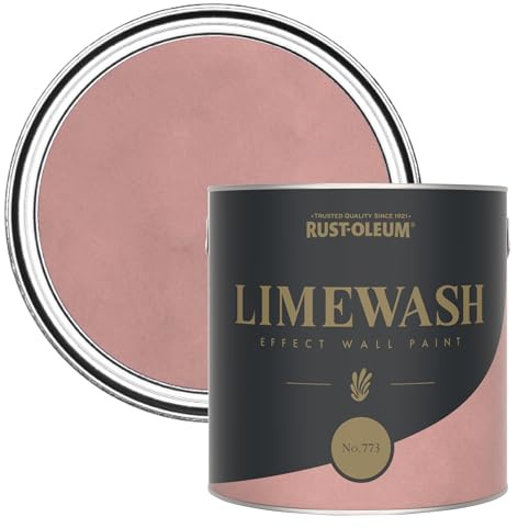 Rust-Oleum Red Limewash Effect Wall Paint - No.773 2.5L