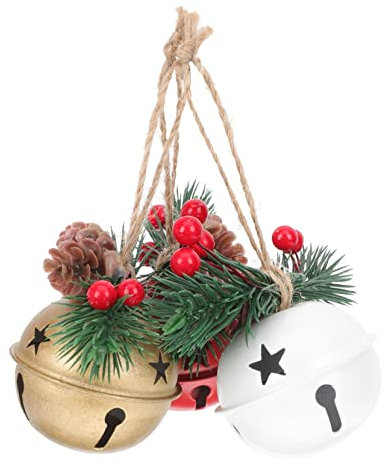 VINTORKY 3stücke Teiliges Weihnachtsdekoration Läutebellen Kreative Hängedekoration Für Weihnachtsbaum Farbkombination Für Festliche Anlässe Und Stimmungsvolle Raumgestaltung