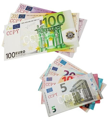 175 Blätter für Kaufmannsladen-Spiel - Paket 25x 5/10/20/50/100/200/500