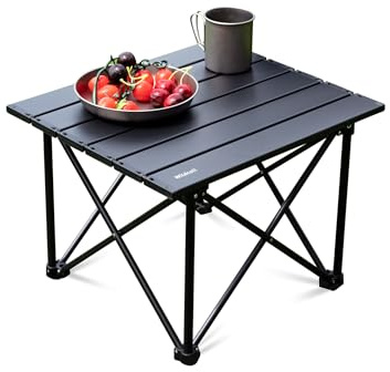WildCall Ultralight Camping Table, Compact Aluminum Folding Beach Table