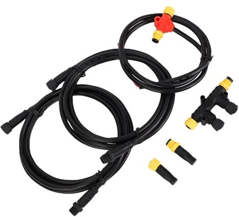 Cryfokt NMEA 2000 Starter Kit Pass für Lowrance Simrad -Geräte, Backbone -Kabel -Kabel -Abschlüsse von Backbone -Kabeln, 5Pin -2K -Netzwerkanschluss für Fusionsfunkgeräte, GPS,