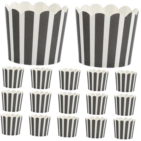 Hemobllo 50 Cápsulas para Cupcakes Mini Tamaño, Papel Apto para Alimentos Resistente al Aceite, Alta Temperatura, para Repostería Casera y Fiestas, Adecuado para Muffins, Juego de 50