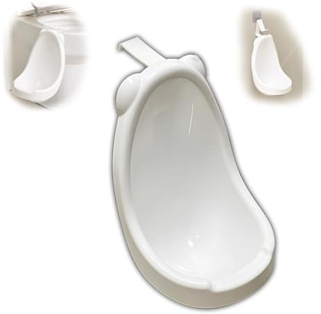 JINGSHIQIAOPL Urinoir d'apprentissage de La Propreté Blanc à Suspendre pour Garçon, Urinoir en Plastique pour Hommes, en PP, Urinoir Homme Portable, Urinoir sans Eau pour La Maison et Les Voyages
