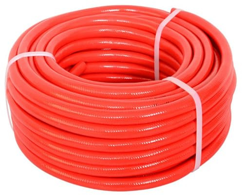 AMZBNEIDI Tuyau Double pour Chalumeau de soudage, Lot de 2 tuyaux de soudage oxyacétyléniques Multicolores, Plusieurs Tailles(Red,15 Meter)