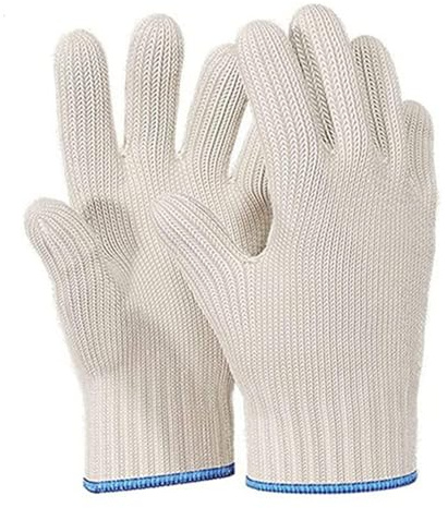 1 paire de gants de cuisine résistants à la chaleur pour l'intérieur et l'extérieur, gants de protection contre la chaleur pour la cuisine, la pâtisserie, le maintien de la casserole, la manipulation
