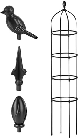 Obelisco Enrejado Soporte Verduras | Soporte para plantas trepadoras Para Jardineros Aficionados Cultivadores Verduras y Frutas Patio Terraza Bancal Elevado