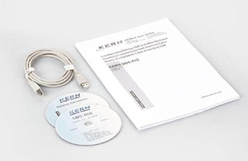 Kern - DBS-A02 - USB-Schnittstellen-Set für bidirektionalen Datenaustausch zwischen Feuchtebestimmer und Computer - DBS-A02