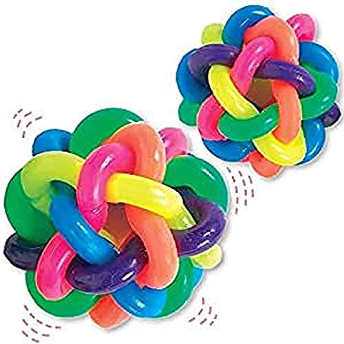 Baker Ross Balles Noeuds Arc-en-ciel(Paquet de 5)