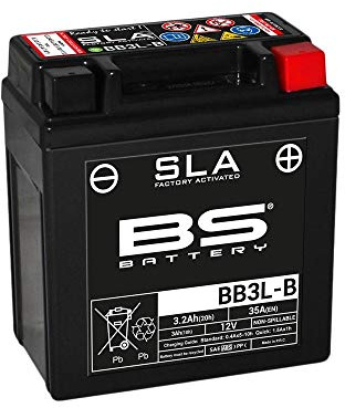 Batterie 12V 3Ah SLA versiegelt für Umbau Simson Schwalbe 12 Volt, Schwarz