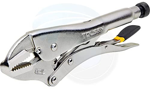 Tolsen Straight Jaw Locking Pliers 10 (250mm) - Heavy Duty Mole Grip Vice Plier