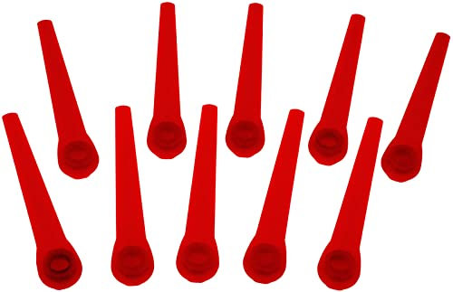 akku-net 10x Ersatz-Messer für Rasentrimmer Gardena 8841