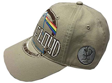 Pink Floyd Baseball Cap Dark Side of the Moon Album Distressed Sand Strapback One Size