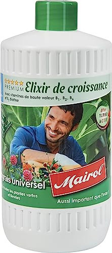 Mairol Elixir de Croissance Engrais Universel Plantes Vertes & Fleuries 1000 ml
