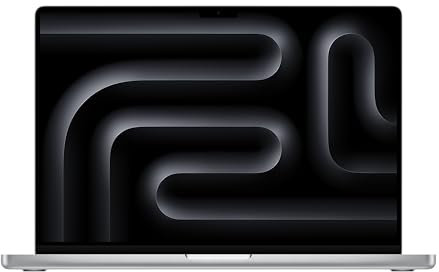 Apple 2023 MacBook Pro Laptop M3 Pro Chip mit 12‑Core CPU, 18‑Core GPU: 16,2 Liquid Retina XDR Display, 18 GB gemeinsamer Arbeitsspeicher, 512 GB SSD Speicher. Funktioniert mit iPhone/iPad, Silber