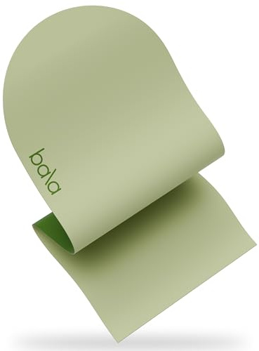 Bala Yoga Mat for Home Gym, 5mm (Sage) - Non Slip Exercise Mat for Home Workout, Stretching, Pilates, Aerobics & Floor & Fitness Work Out - Indoor Exercising Mat