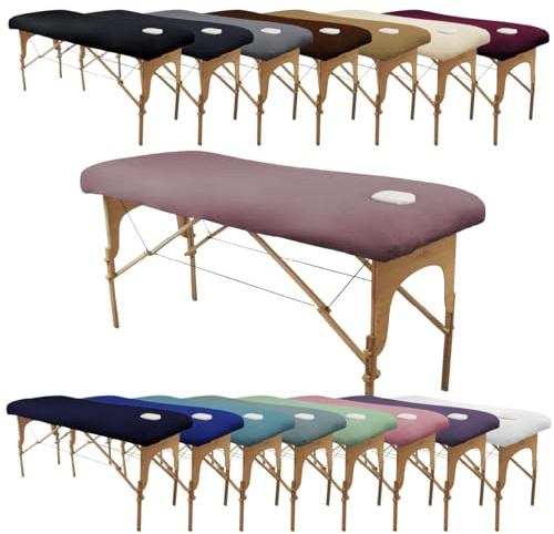 Vivezen - Drap housse de protection en éponge pour table de massage - Plusieurs coloris