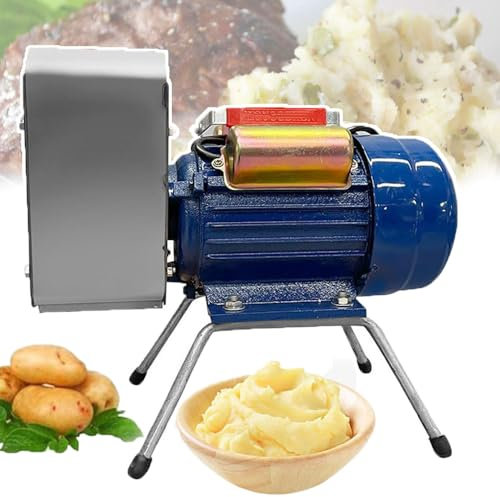 750w Potato Masher(20-30kg/H) - Precision Grinding Shaft & Gear, Commercial Potato Ricer, Smooth Delicate | Time-Saving, for Garlic, Tomatoes
