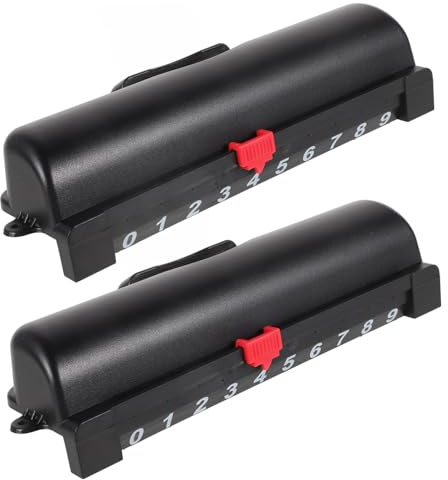 Happyyami 2pcs Table Hockey Scorekeepers Score Counter Accessories for Air Hockey Tables Smooth Edges Easy to Use Replacement for Old Scoreboxes