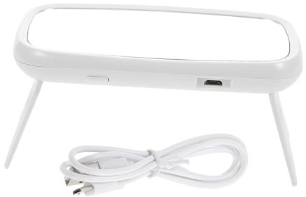 Beaupretty Lampe À Gel Rechargeable Led Mini Lampe À Pliable Sèche-vernis À Efficace Vernis À Fixateur Blanc Fourniture D'