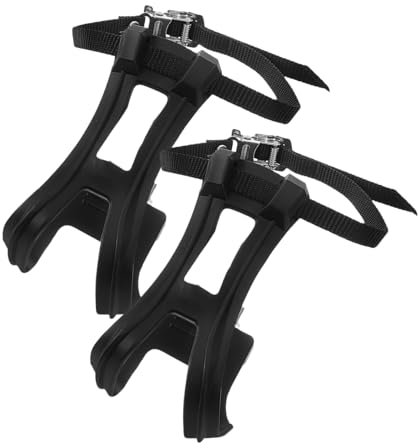 POPETPOP 1paar Nylon Fahrradpedal Zehenclip Riemen Für Mountainbike Und Rennrad Verstellbare Fußriemen Robuste Und Langlebige Konstruktion Passend Für Pedale Mit Löchern Oder