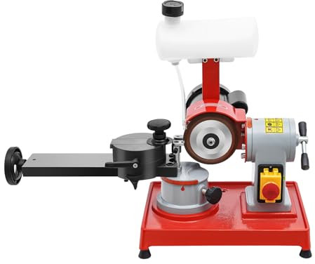 PUDLOR 370W Sägeblatt Schleifmaschine, 2850rpm Kreissägeblatt-Schärfgerät Sägeblattschärfmaschine Einstellbarer Motor for Legierte Sägeblätter mit Durchmessern von 3,14 bis 27,55 Zoll