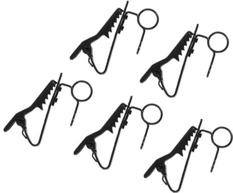 SUPVOX Pince De Microphone Lot De 5 Clips De Fixation Pour Enregistrement Vidéo Et Diffusion En Pour 7.5mm