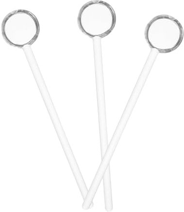 COLLBATH 3piezas Cucharillas De Espresso De Vidrio Cucharas Para Remover Caviar y Café Mini Cucharas Portátiles Para Frío y Yogur