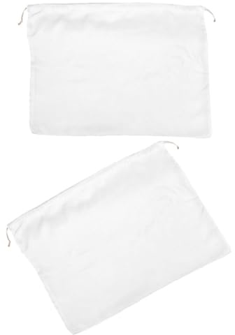 Healvian 2 St Sidenförvaringspåse Sminkväska Resefodral Dammpåsar Smyckespåse Armbandspåse Tärningspåse Balettskopåse Satinsmyckespåse Smyckesförpackningspåsar Sidenskopåsar
