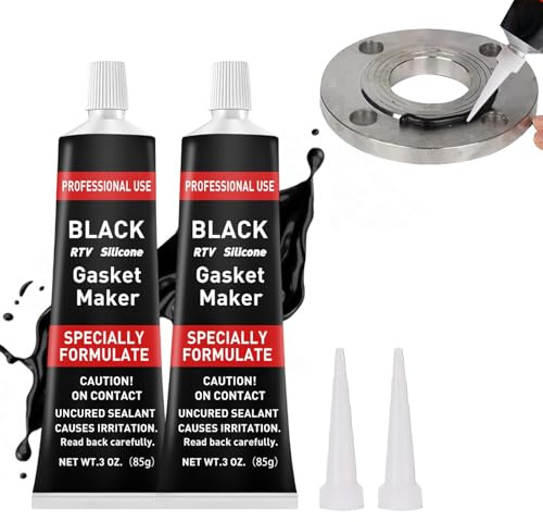 Gasket Sealant,2pcs High Temperature Silicone Sealant,RTV Engine Sealants,Silicone Gasket Maker,High Temperature RTV Silicones Gasket Maker,Silicones Gaskets Sealants,for Auto Motorbike Machine
