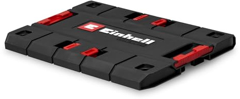 Einhell Original E-Case Adapterplatte Half Size | E-Case System | bis 300 kg | stapelbar | verriegelbar | kombinierbar mit E-Case & Half Size System