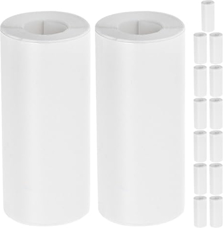 FUNNETOYU Papel Térmico para Impresora 57x25 Mm sin Adhesivo, 15 Rollos para Cámara de Impresión Instantánea, Recarga de Papel para Etiquetas y Notas, Compatible para Uso en