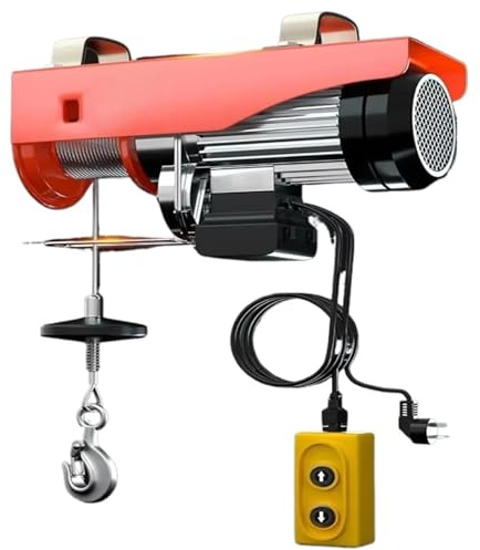 Montacargas eléctrico Polipasto Eléctrico Polipasto Eléctrico De 220v, Grúa Doméstica, Cabrestante, Grúa De Elevación Pequeña