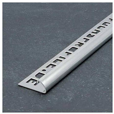 Fuchs PREMIUM Fliesenschiene Viertelkreis Jolly Edelstahl glänzend, 6mm x 2,5m - 1 stück