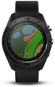 Garmin Approach S60, Premium GPS Golf Watch with Touchscreen Display and Full Color CourseView Mapping, Black w/Silicone Band (Renewed)