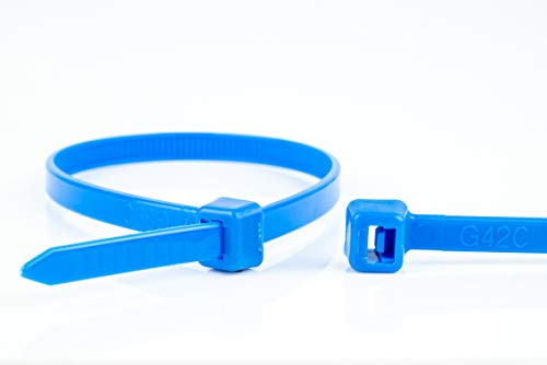 Cable ties blue, 100x2.5mm, 100 pieces