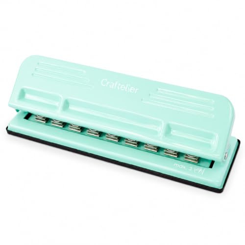 Craftelier Skiva, planeringskalender, hålslagare, kompatibel med Mambi 9 hål