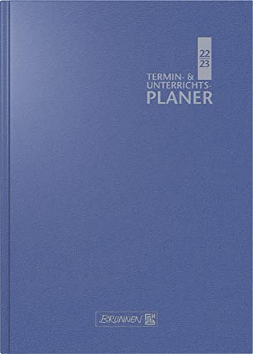 Brunnen Lehrer-Sortiment 2022/2023 Überformat A5: 17 x 24 cm blau: 2 Seiten = 1 Woche, 1075960303