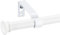 Bastone da tenda Bianco 16mm, 71 bis 120 CM Aste per Tende Bianco per Finestra Singtola con Staffe, Regolabile Asta per Tenda per Finestra
