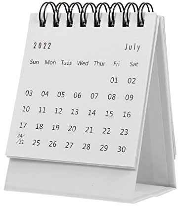 MAGICLULU Mini Kalender Als Terminplaner Für Schreibtisch Kleiner Bürokalender Für Heim Und Schulkalender Praktisch Zum Eintragen Von Daten